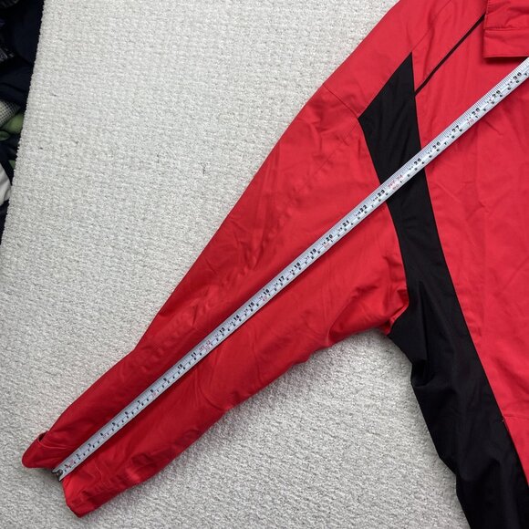 Snake Eyes Weather-18 Wind Shirt Mens 2XL Full Zip Golf Windbreaker Red / Black* - Picture 11 of 16